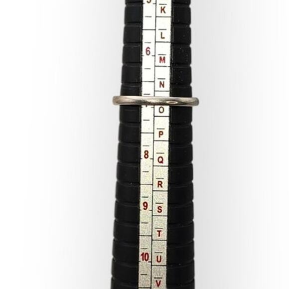 Ruby & Diamond Sterling Halo Ring HDS Signed Size 7 - Picture 6 of 9